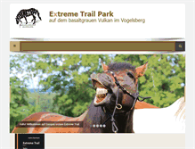 Tablet Screenshot of extreme-trail.de